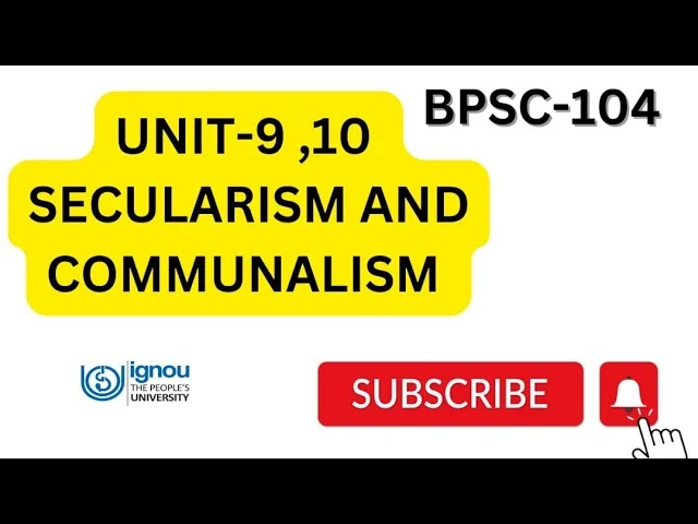 Understanding Secularism and Communalism in India