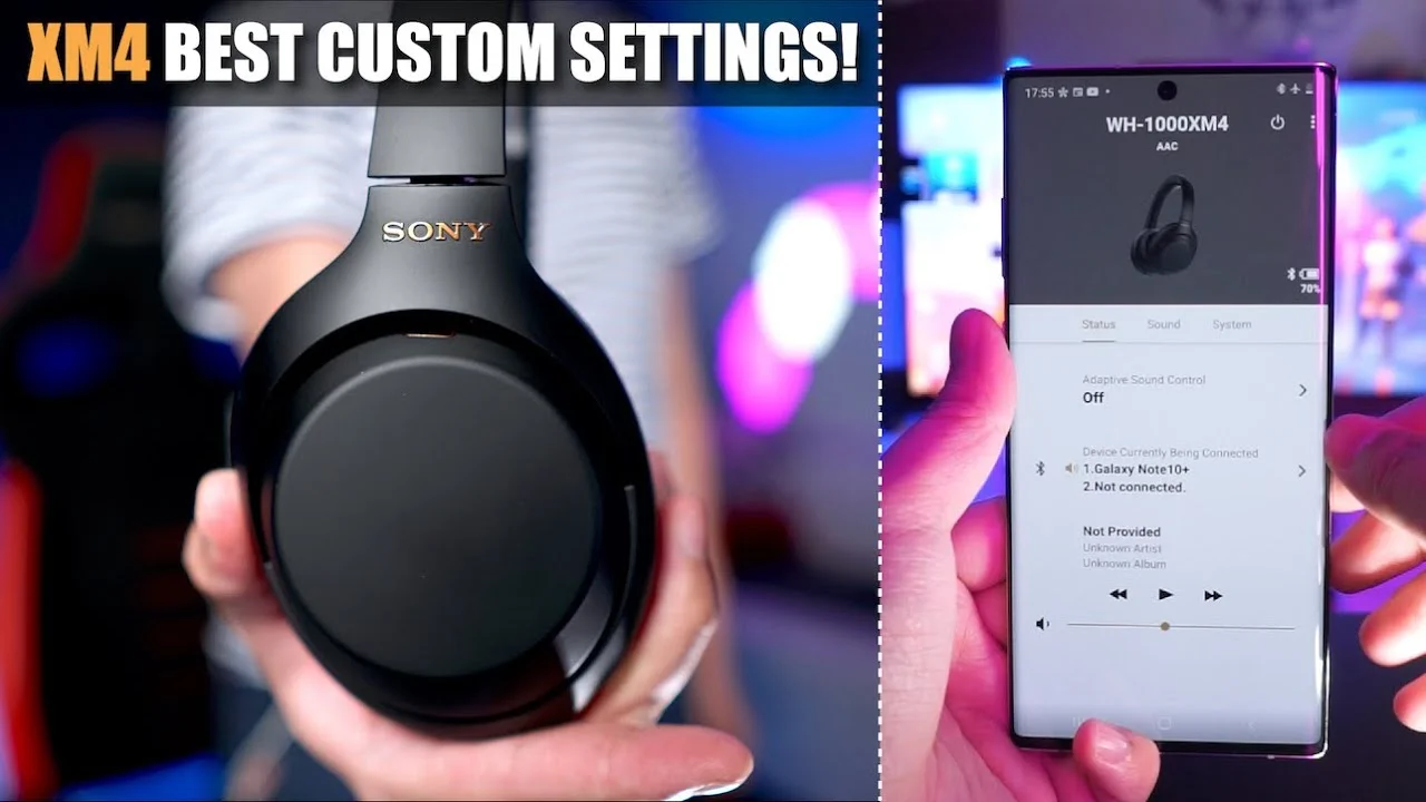 Sony WH-1000XM4 Best Custom Settings