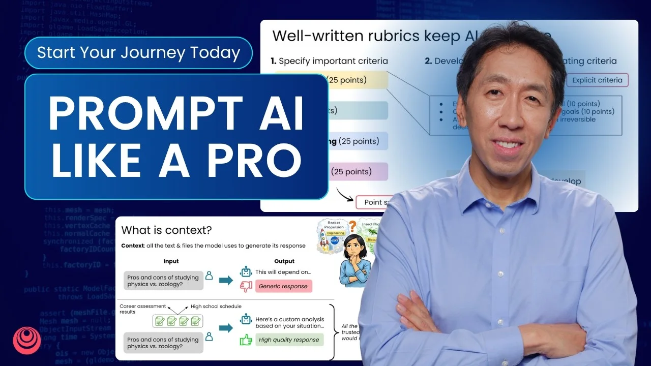 Full AI Prompting Course with Andrew Ng: Techniques, Tools, and Applications