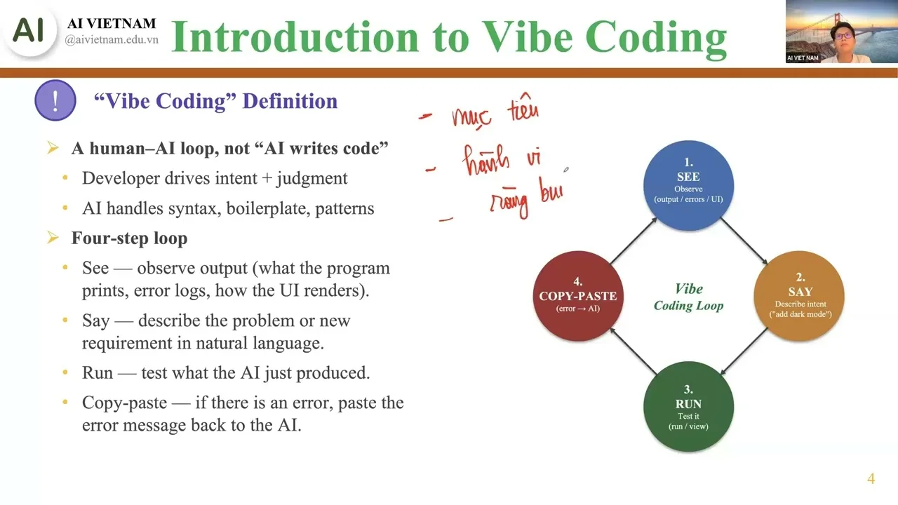 Vibe coding với Claude Code: Hướng dẫn toàn diện từ cài đặt đến quản lý ngữ cảnh