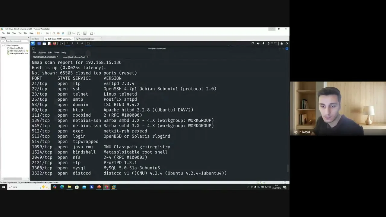 Sızma Test Ağ & Sistem Uygulamaları Canlı Ders #5 (CS Innovators 12. Gün 2. Ders)