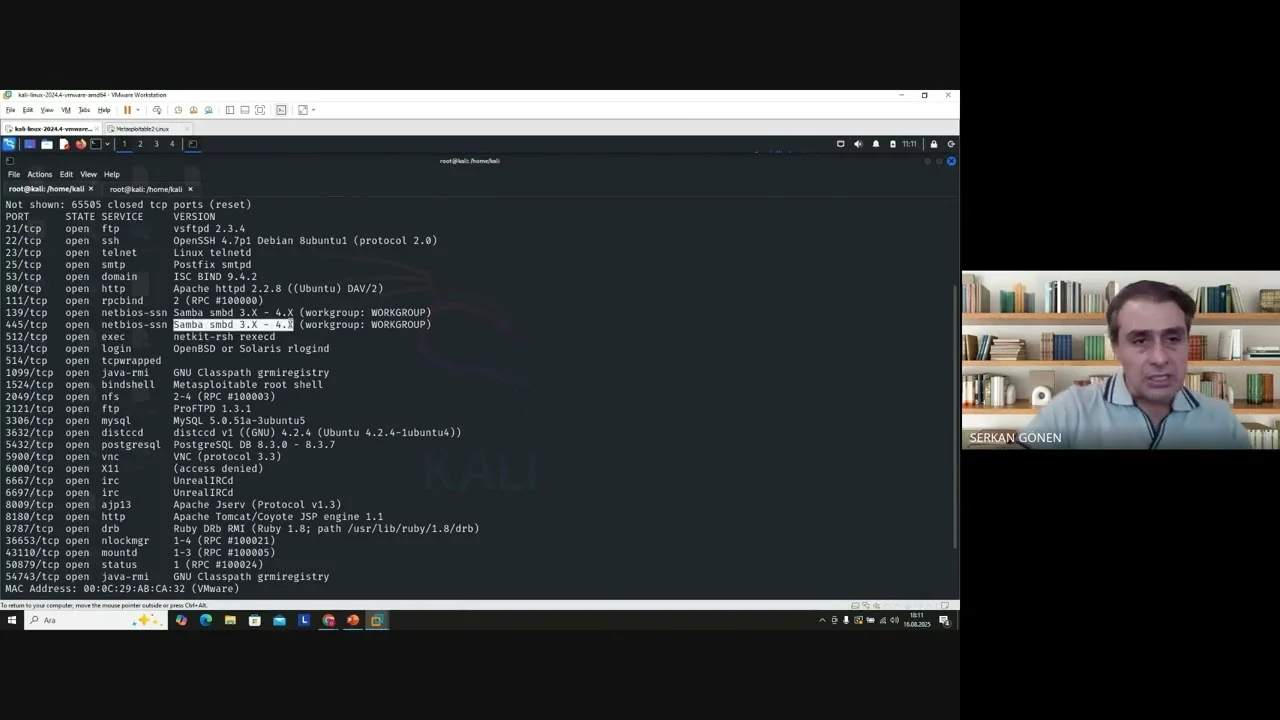 Sızma Testi Canlı Ders #12: Java RMI, Samba Exploit, Meterpreter ve VirtualBox Kurulumu