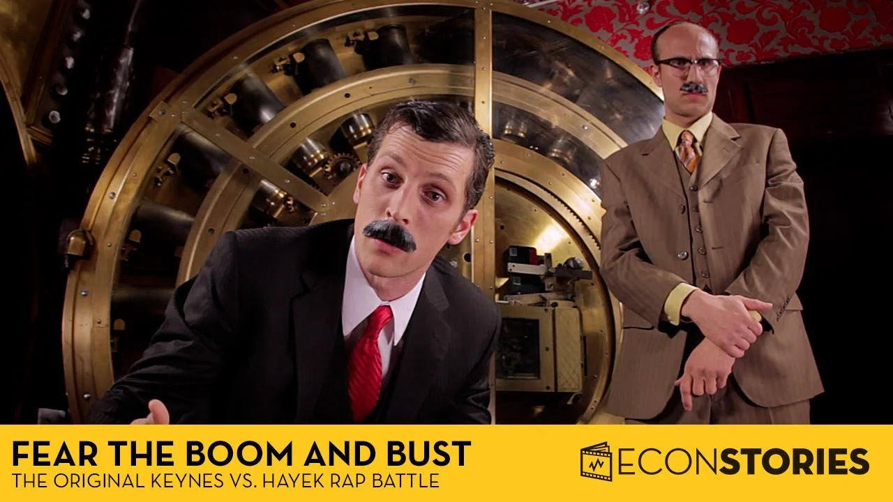 Fear the Boom and Bust: Keynes vs. Hayek - The Original Economics Rap Battle!