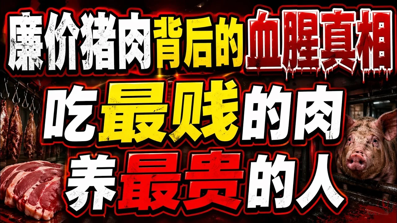 2026年中国经济大崩盘：廉价猪肉背后的血腥真相