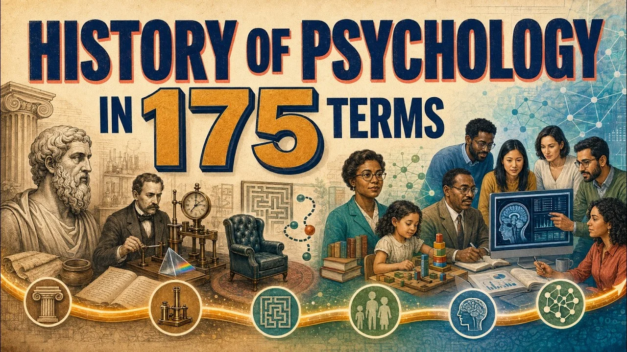 The Complete History of Psychology in 175 Terms: From Ancient Philosophy to Contemporary Science