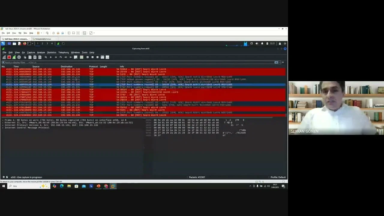 Sızma Test Ağ & Sistem Uygulamaları Canlı Ders #9: NetExec, hping3 ve Klonlama