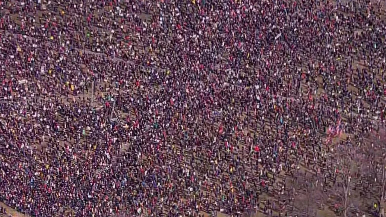 Millions take to the streets in ‘No Kings’ protests across US