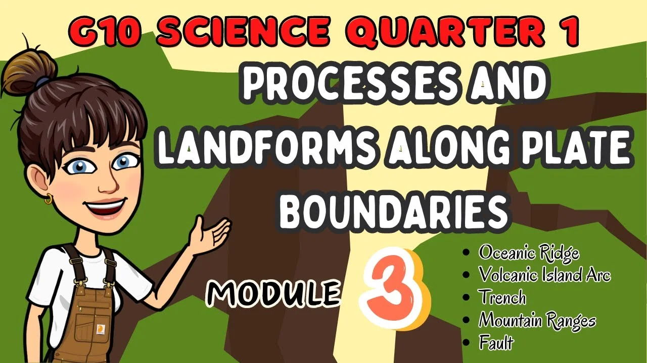 PROCESSES AND LANDFORMS ALONG PLATE BOUNDARIES | Grade 10 Science Quarter 1 Module 3