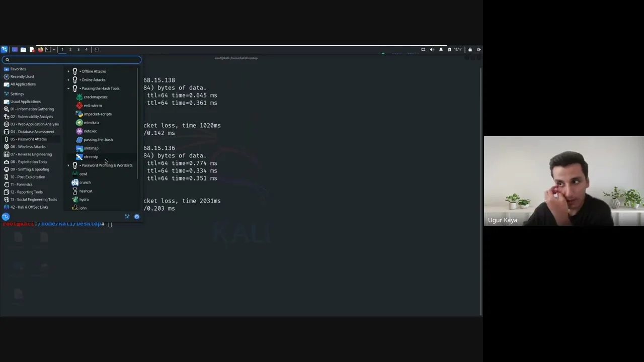 Sızma Testi Ağ ve Sistem Uygulamaları Canlı Ders #10: Ortadaki Adam Saldırısı ve Kali Araçları